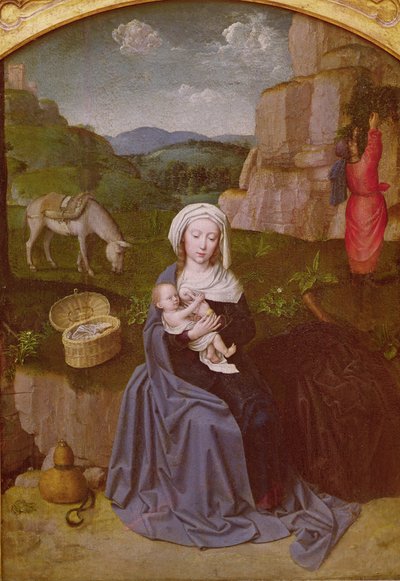 The Rest on the Flight into Egypt by Gerard David